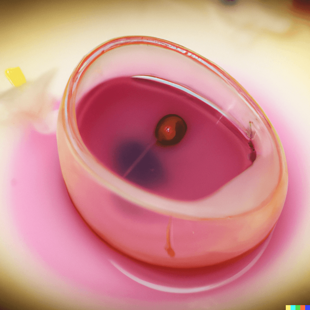 Méhen kívüli terhesség a petevezetékben, keresztmetszeti ábra